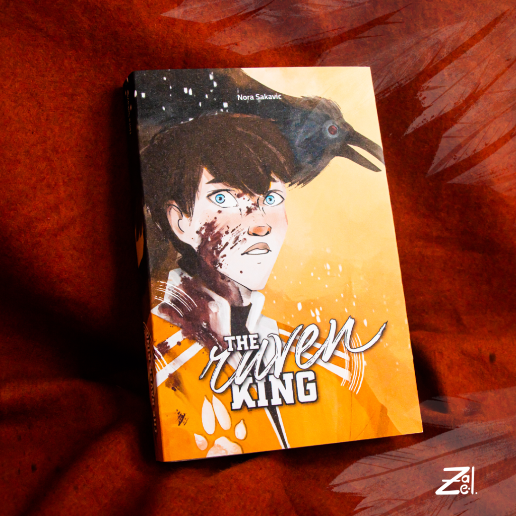 Mockup de la couverture du tome 2 de la trilogie All for the Game de Nora Sakavic intitulé The raven king