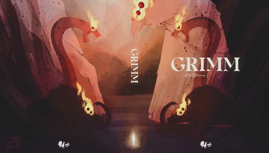Couverture d'un art book basé sur l'univers de la RWBY