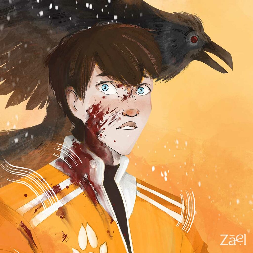 Portrait illustré de Neil Josten